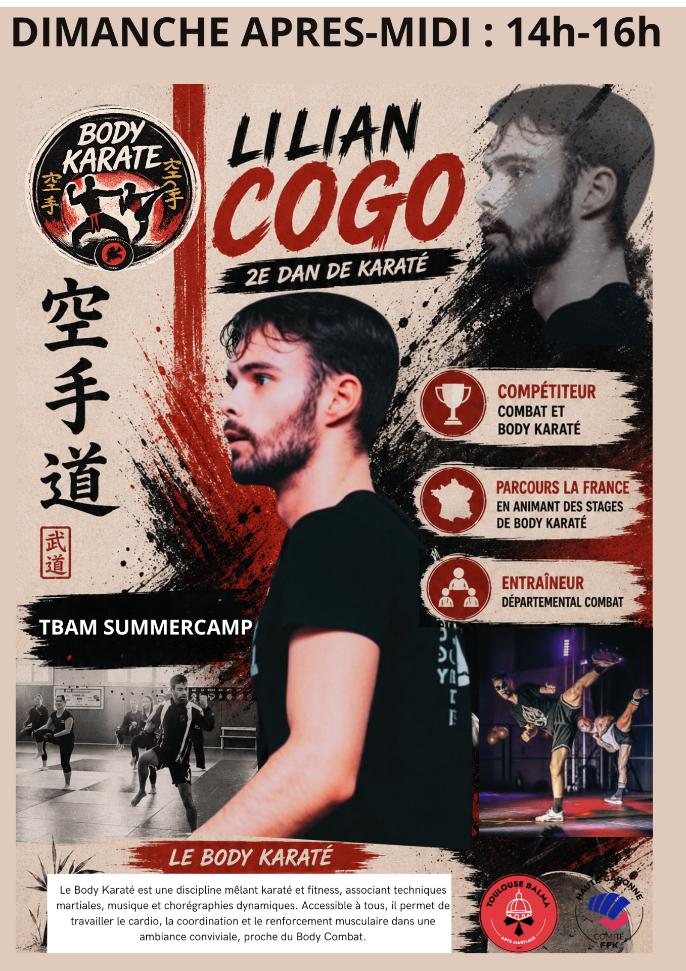 Affiche de Lilian Cogo pour le SUMMERCAMP 3