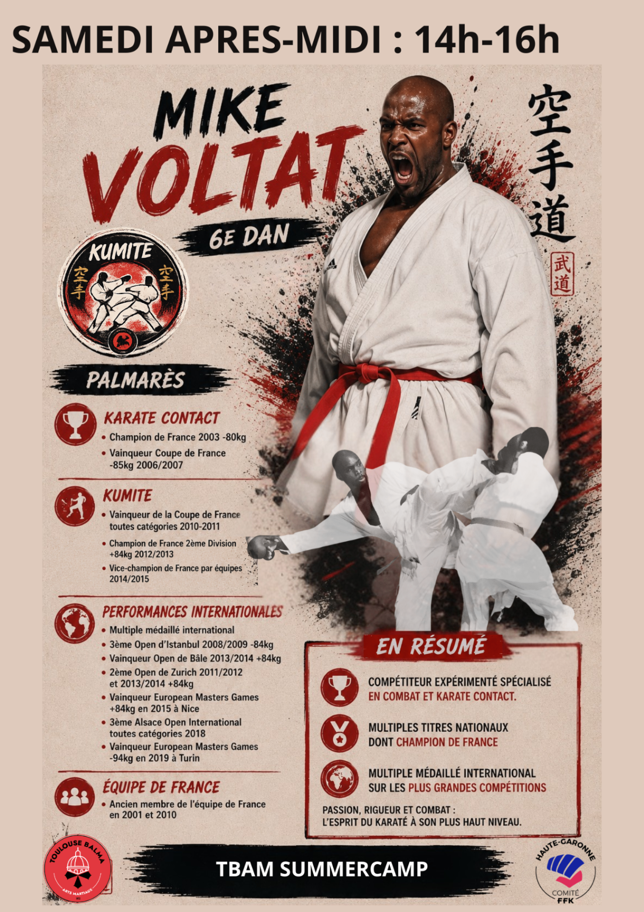 Affiche de Mike Voltat pour le SUMMERCAMP 3
