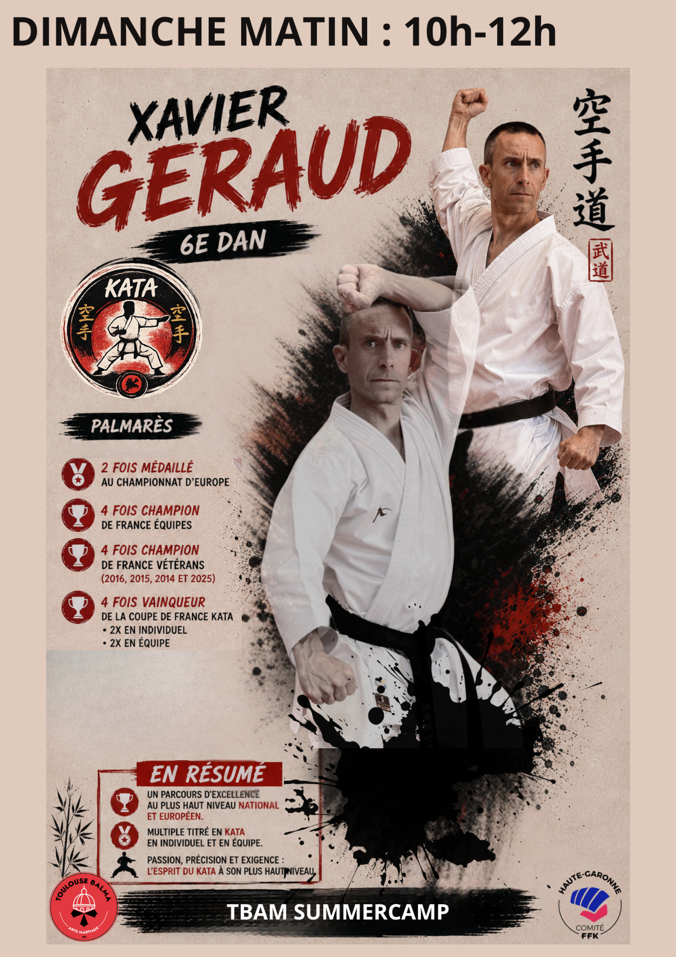 Affiche de Xavier Geraud pour le SUMMERCAMP 3